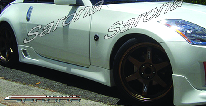Custom Nissan 350Z  Coupe Side Skirts (2003 - 2008) - $475.00 (Part #NS-028-SS)
